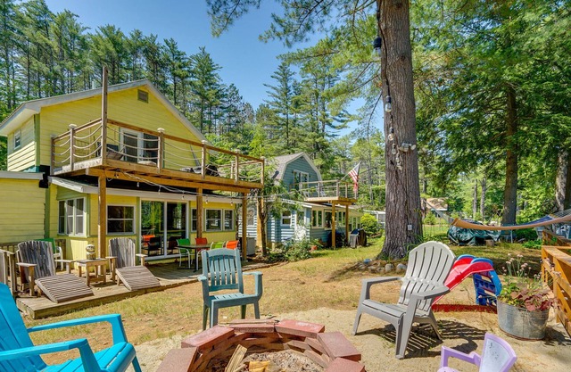 Riverfront Hadley Getaway w/ Fire Pit & Boat Dock!