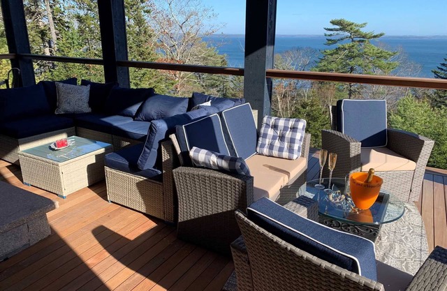 Rockbilt Vista--Luxury wing of the Rockbilt Estate with stunning ocean views, 4 minutes to Acadia