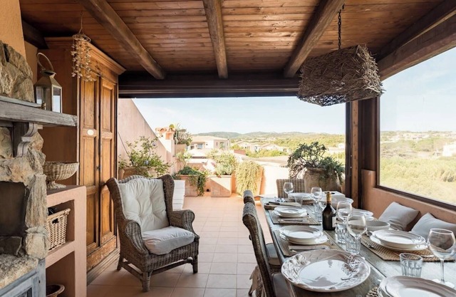 Romantisches Apartment mit Meerblick auf dem Maddalena-Archipel.