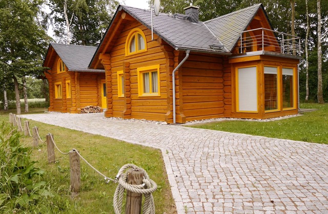 Romantisches Block mit Kamin & Sauna