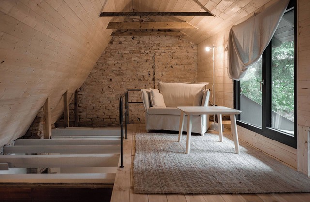 Romantic cabin in the forests of Small Carpathian mountains