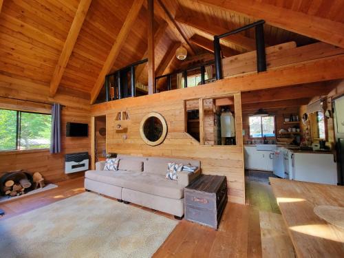 Romantic Off-Grid Cabin by Glacier lake