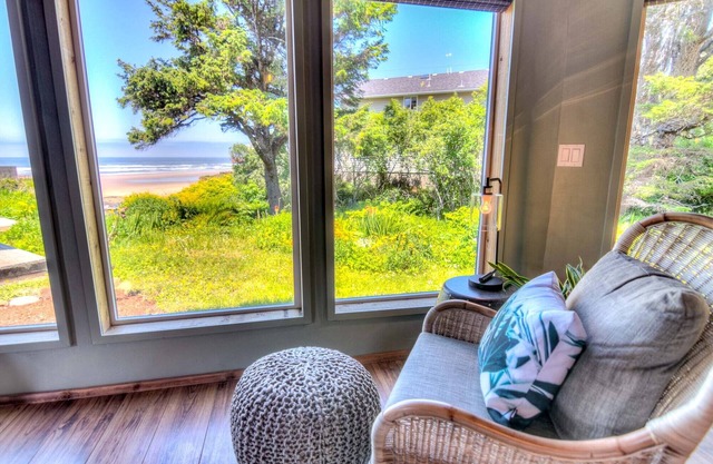 Romantisches Studio mit Meerblick in Yachats! FREIE NACHT!