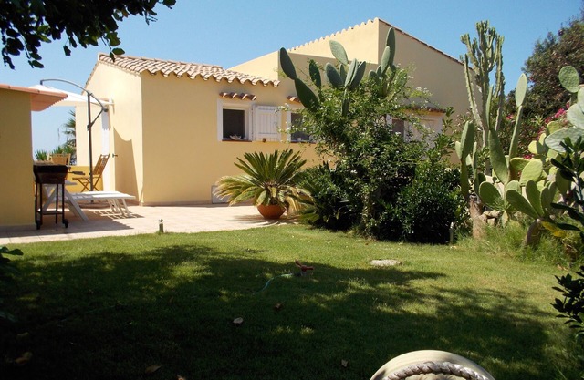 Romantische Villa für einen Urlaub Privatsphäre.3 min vom Strand-Garten entfernt