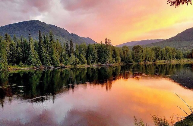 Romantische Waterfront Shabby Chic Hütte am Clark Fork River! #SchwankyCabin