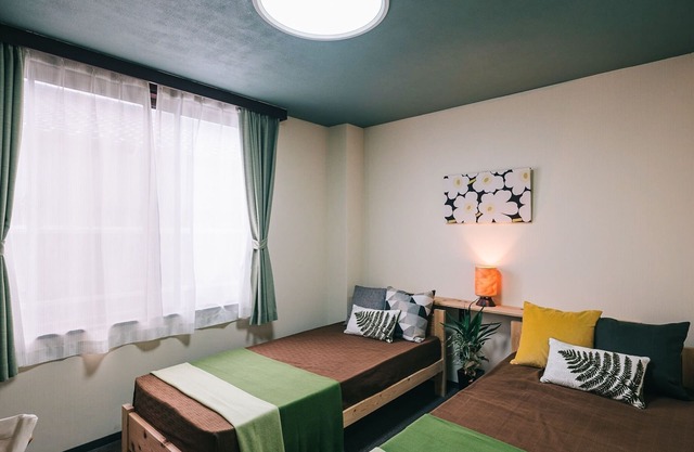 Room 203 Twin Room Free parking available / Arao Kumamoto