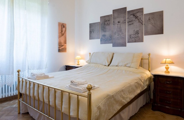 Zimmer 'Art Rooms - Leonardo Da Vinci' mit gemeinsamer Terrasse, WLAN und Klimaanlage