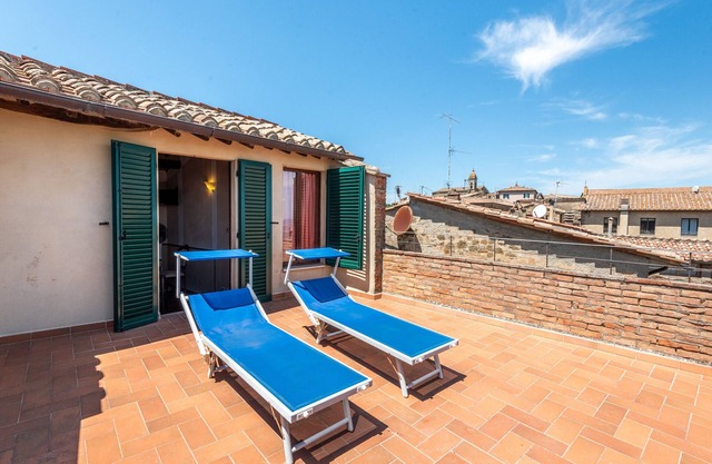 Zimmer 'Camera Beige' - Beb del Musico mit privater Terrasse, Balkon und Wi-Fi