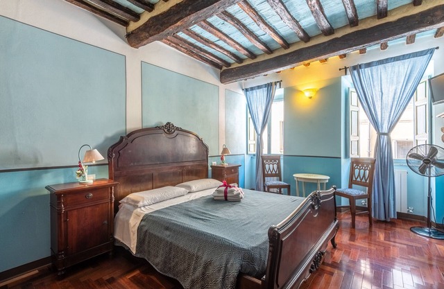 Zimmer 'Camera Blu' mit gemeinsamer Terrasse und Wi-Fi