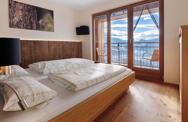 Zimmer 'Hochwandnest Zi 2' mit Bergblick, Gemeinschaftsgarten und -balkon