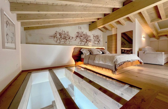 Zimmer 'Riserva' mit Bergblick, privater Terrasse und Wi-Fi