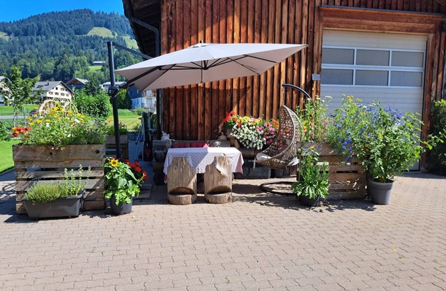 Zimmer 'Zirbengeist' mit Bergblick, Gemeinschaftsgarten und WLAN