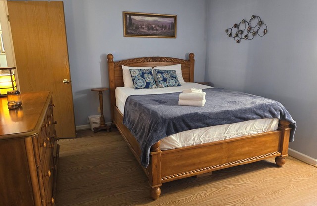 Ruby's private 2-bedroom home with parking. Recently renovated with flooring.