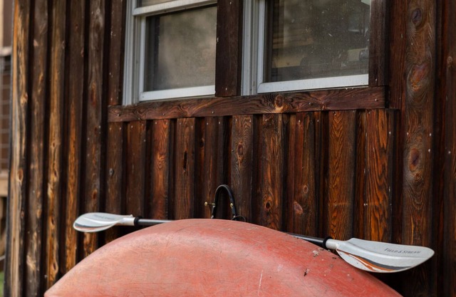 Rustic cabin w/ 29 acres. Enjoy a hot tub, wood stove, nature trails and more.
