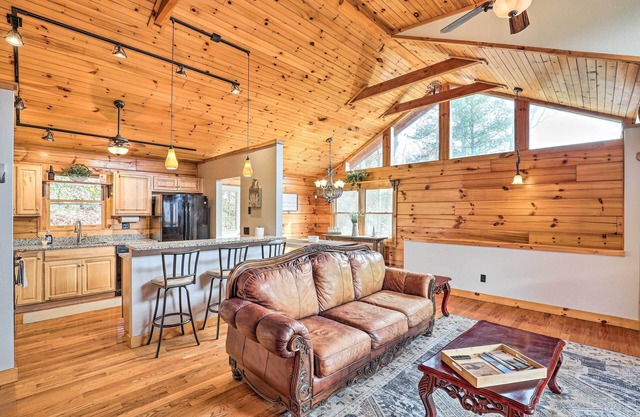 NEW! Rustic Cabin w/ Mtn Views: Hiking On-Site!