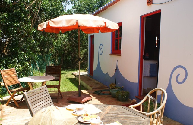 Rustikales Ferienhaus mit Gartenterrasse und Meerblick!