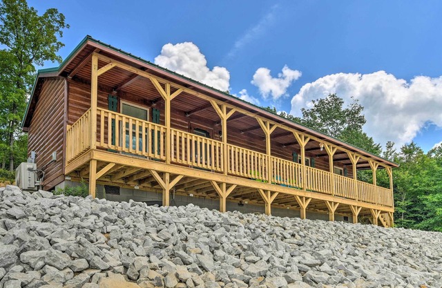 NEW! Rustic Lakeside Retreat w/ Fire Pit, Trails!