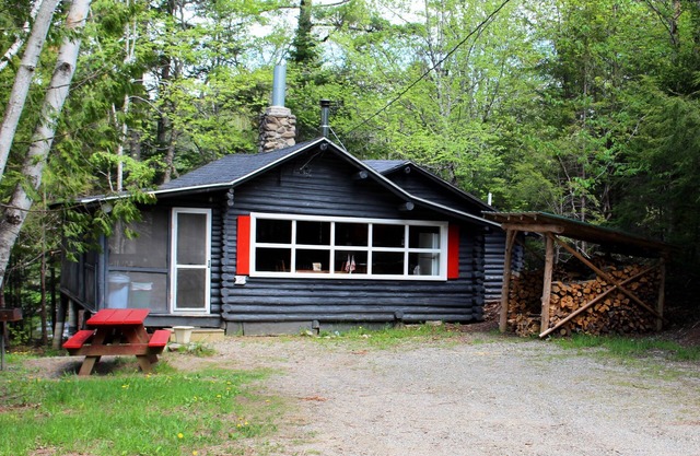 Haustierfreundlich Vollständig ausgerüstete Hütte mit Blick auf das Wasser in Downeast Maine, Schlafmöglichkeiten für 4