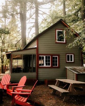 Rustic, Pet Friendly Cabin on the Hudson River, Perfect for a Glamping Weekend in the Adirondacks