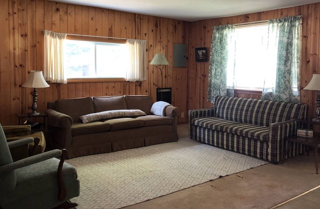 Rustic Retro Cottage For Adventures w/ Firepit, Ample Parking, 1 block from Lake