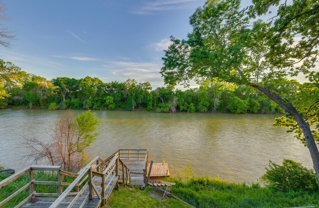 Rustic River Cabin w/ Dock + Covered Deck!