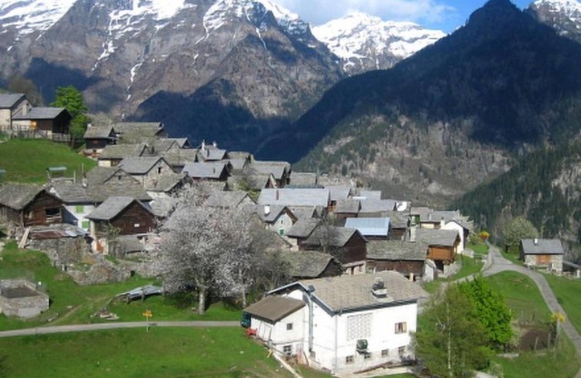 Ferienhaus Rustico Diego in Malvaglia - 4 Personen, 1 Schlafzimmer