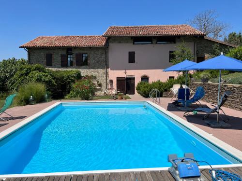 Rustico im Piemont mit Panorama