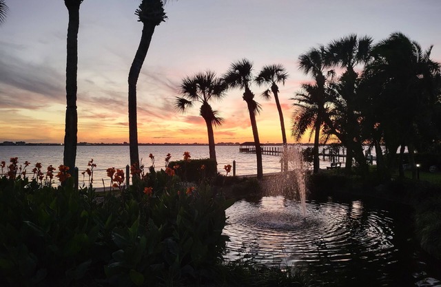 RV Site in Outdoor Resorts of Melbourne Beach just steps away from the ocean.