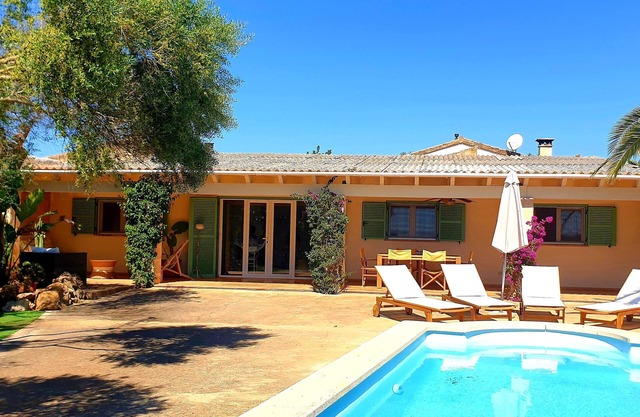 Es Trenc, ruhigen Hof, Swimmingpool, Wireless-LAN