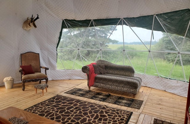 Safari Dome in the beautiful Boundary RV Park