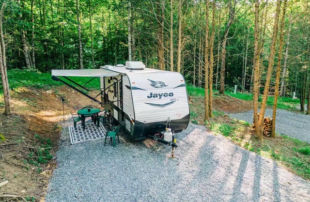 Safe Haven Farm Jayco RV Camper in Roan Mountain