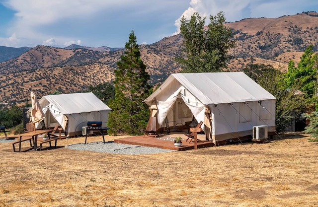 Sage Tent | Unique Getaway | Glamping Tent Experience