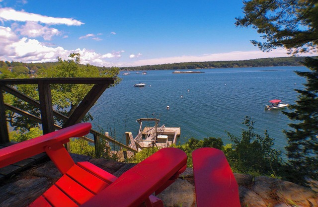 Saltaire | Boothbay Harbour | Linekin Bay | Appalachee See | Private Dock & Schwimmer