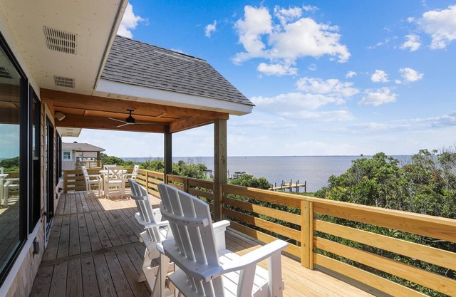 Sanctuary -- Soundfront Beauty with Private Pier and beach 300 feet away!