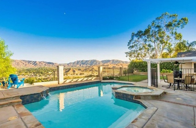 Santa Clarita Pool Home with a View, Centrally Located, Live-In Ready, One Story