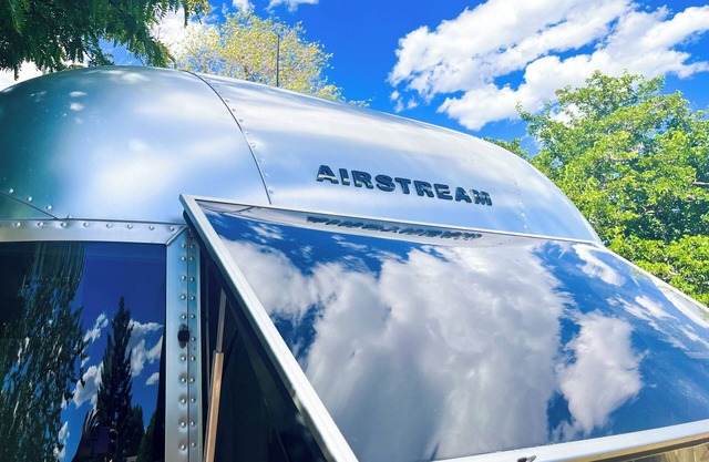 Santa Fe Airstream Dream: 2020 19 foot Bambi steps from Meow Wolf