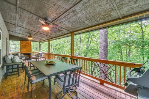 Sapphire Valley Resort Cabin with Fireplaces and Grill