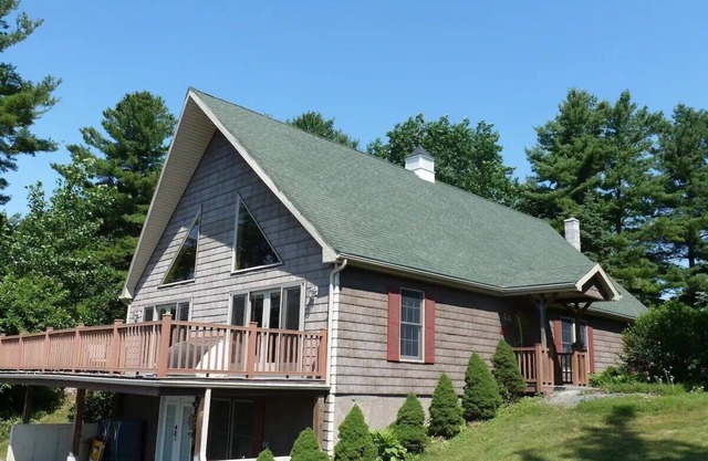 Saratoga Lake 180-degree lake views spacious 4-bedroom 31-acre private estate.