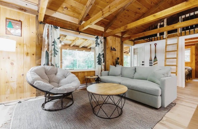 Scenic Adirondack Cabin w/ Hot Tub - River Bend