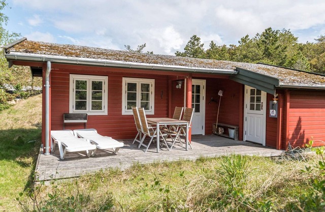 Malerische Blockhutte in Rindby-By Traum
