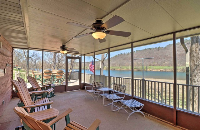 Scenic Riverview Getaway w/ Screened Porch!