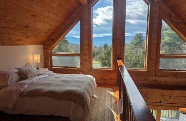 Scenic Vistas Chalet: Fire pit, Deck, AC, Grills