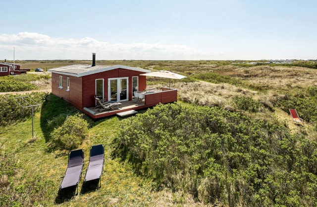 Schickes Ferienhaus mit fantatischer Aussicht in die Natur