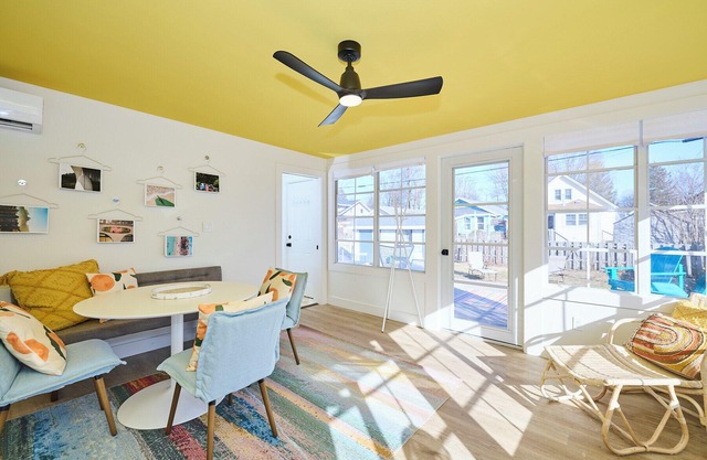 Fully Renovated Beachside Abode across from Stunning Bay Beach. New HOT TUB!