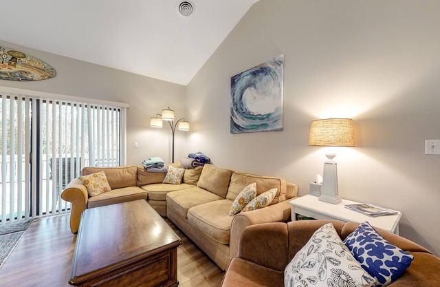 Sea Colony Condo with WiFi, Deck, Shared Pools/Sauna/Tennis, & Beach Access
