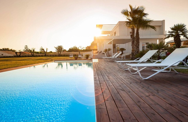 Sea front villa with pool and wellness area in Marina di Modica, Sicily