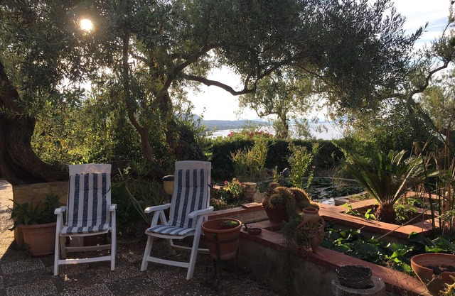 Entspannen und Natur in einer Oase am Meer