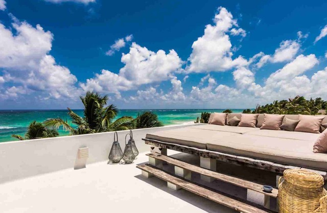 Seafront vacation rental in Tulum - Mexico