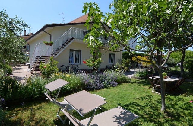 Wohnung in Gatteo mit Garten