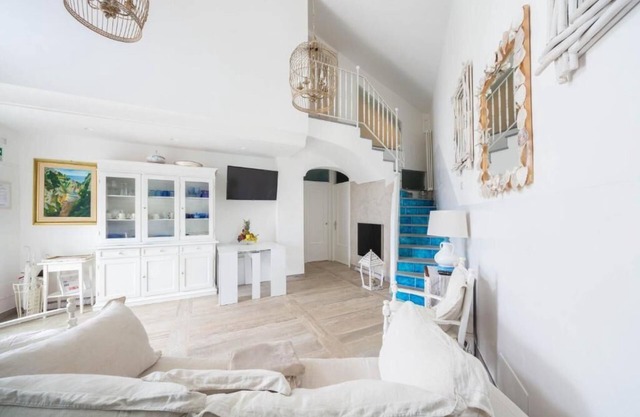 seaside villa in a magical glimpse